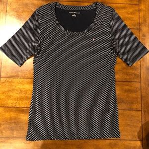 🍄 Tommy Hilfiger Navy Polkadot shirt